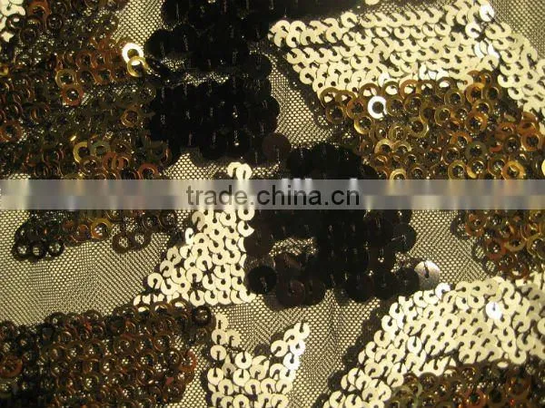 2015 poly fabric sequin mesh fabric textiles