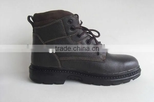 suede leather lining safety shoe steel toe 6003 for chile market