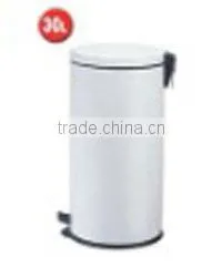 Stainless steel trash can
