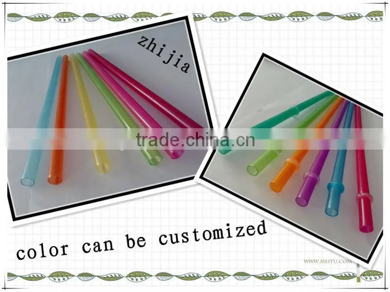 Hard plastic pp drinking straw for party