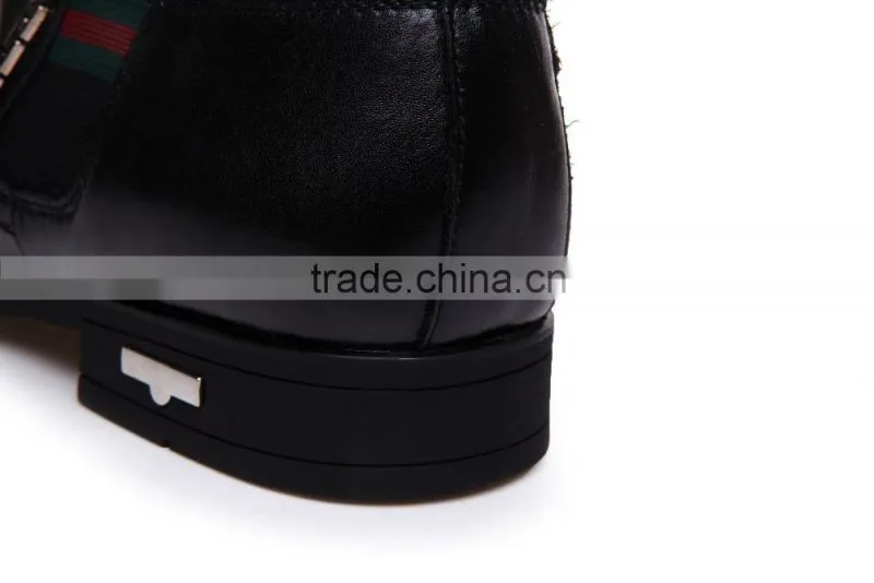 guangzhou genuine leather flat men shoes for sale
