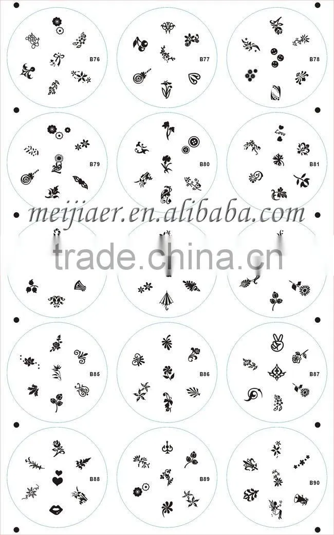 digital nail art palate printer flower printer