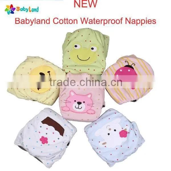 Cotton Embroidered Charocal Cloth Diaper