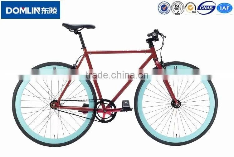 700C Colorful Taiwan Components Hiten Steel Single Speed Fixie Bike