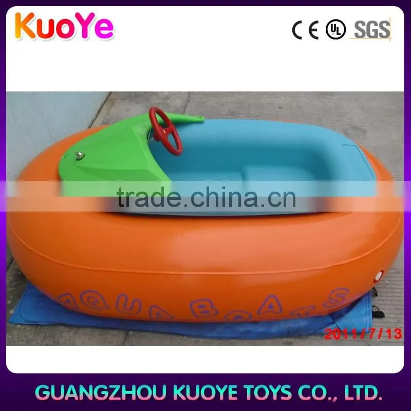 inflatable swan with timer and music player eletric bumper boat