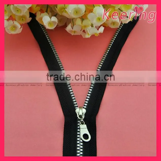 5# long chain nylon zipper wholesale with open end in Y teeth for garment WZP-050