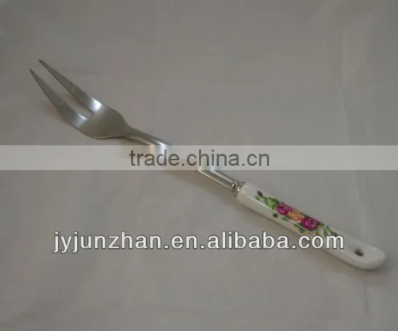 Stainless steel kitchen turner with ceramic handle made by Junzhan Factory directly and sell directly