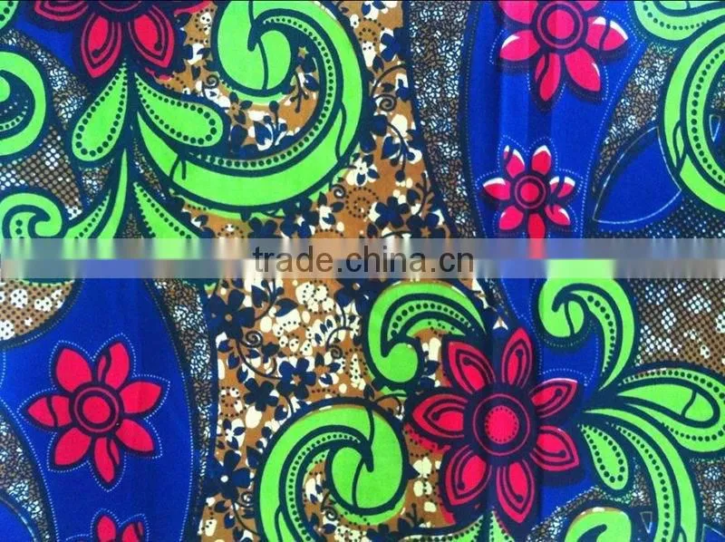 Custom Printing Fabric Africa Wax Fabric