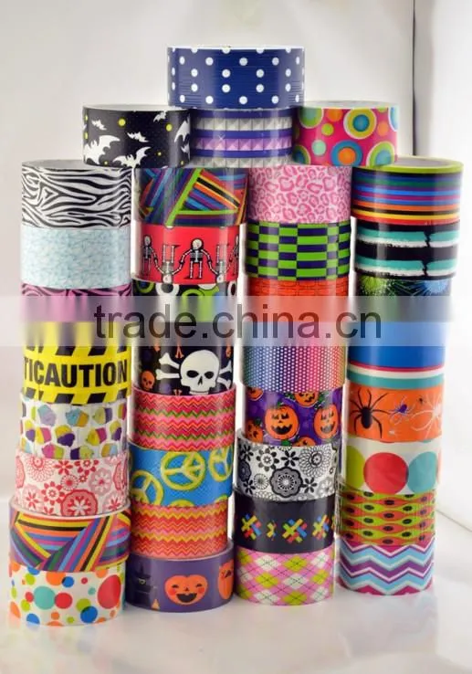 Orange spiders print duct tape in stock