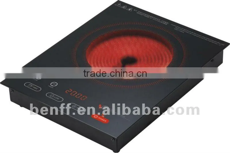 Metal housing high quality glass induction electric ceramic cooker