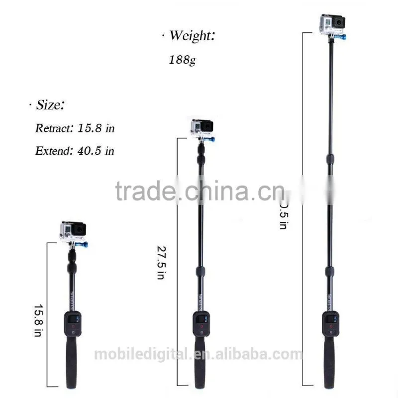 For Gopro Remote Monopod Smatree S2 Pole