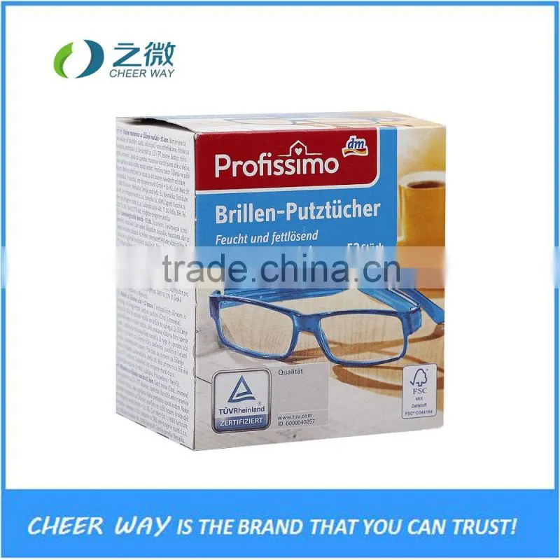 Individual Glasses Lens Screen Cleaning Wet Wipes