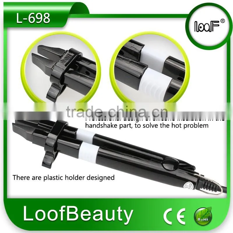 professional loof hot selling hair extensions iron with temperture contral dail
