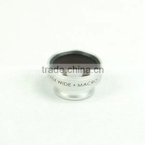 0.65 Wide + Macro Lens With Clip Clamp For iPhone Samsung Cell Phone Camera Lens