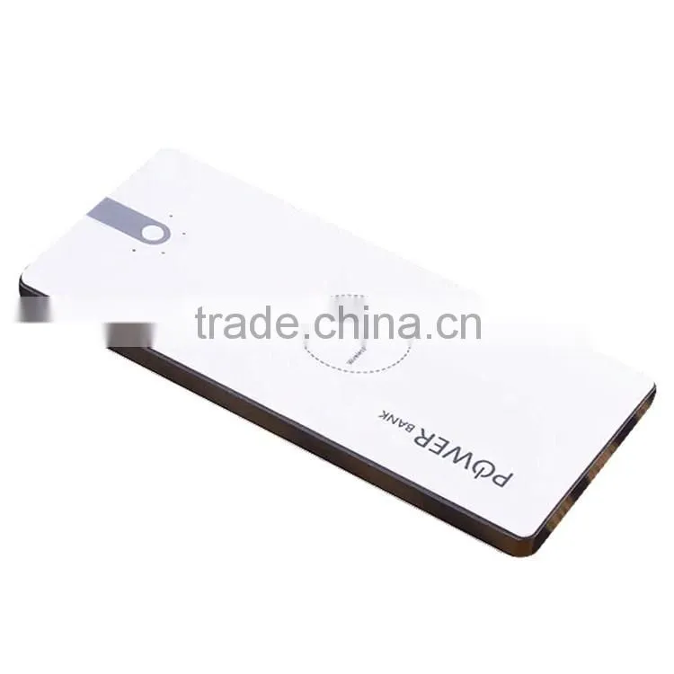 Top selling on alibaba 10000mah power bank wireless charger with QI standard