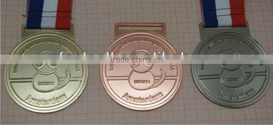 Three-dimensional ancient silver medal