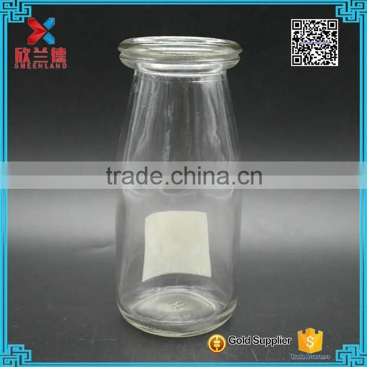Custom Designed Cheap Glass Milk Bottles for Sale 200ml