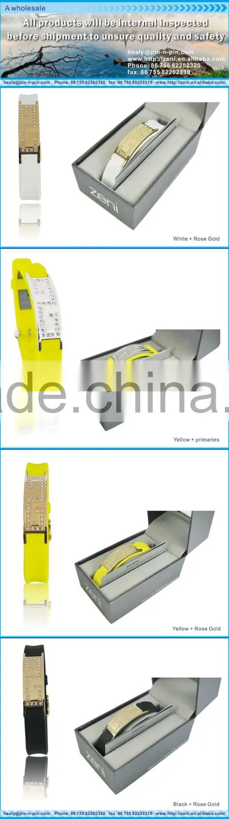 Custom design High Quality Silicone Bangles