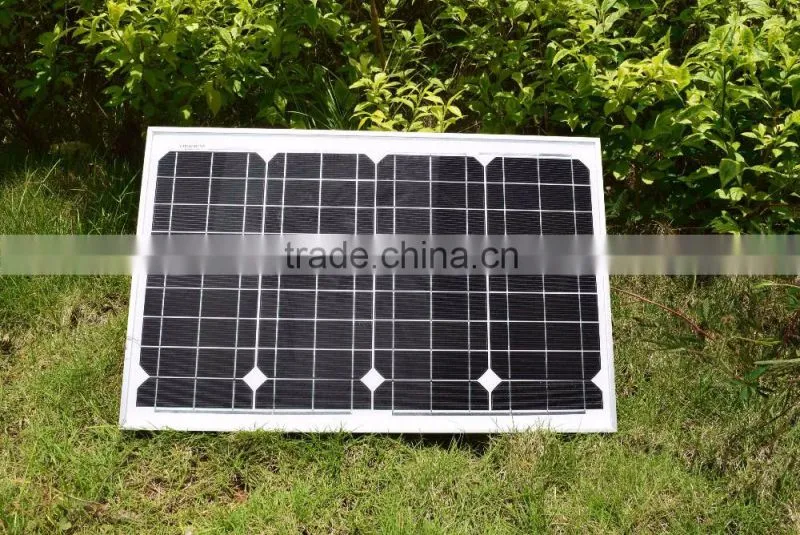 40W mono tempered glass laminated solar panel PV solar modules