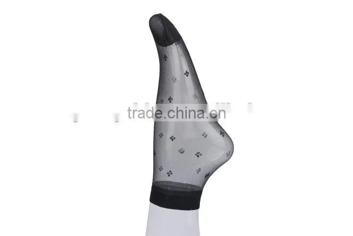 transparent jacquard ankle socks on hot sale around the world 4288