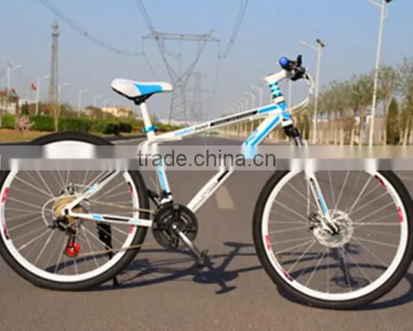 Colorful 26inch Bicycle Double disc brake Road Bikes Carbon Steel 21Speed Mountain Bicycle