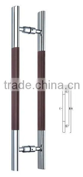 slap-up stainless steel wood door pull handle
