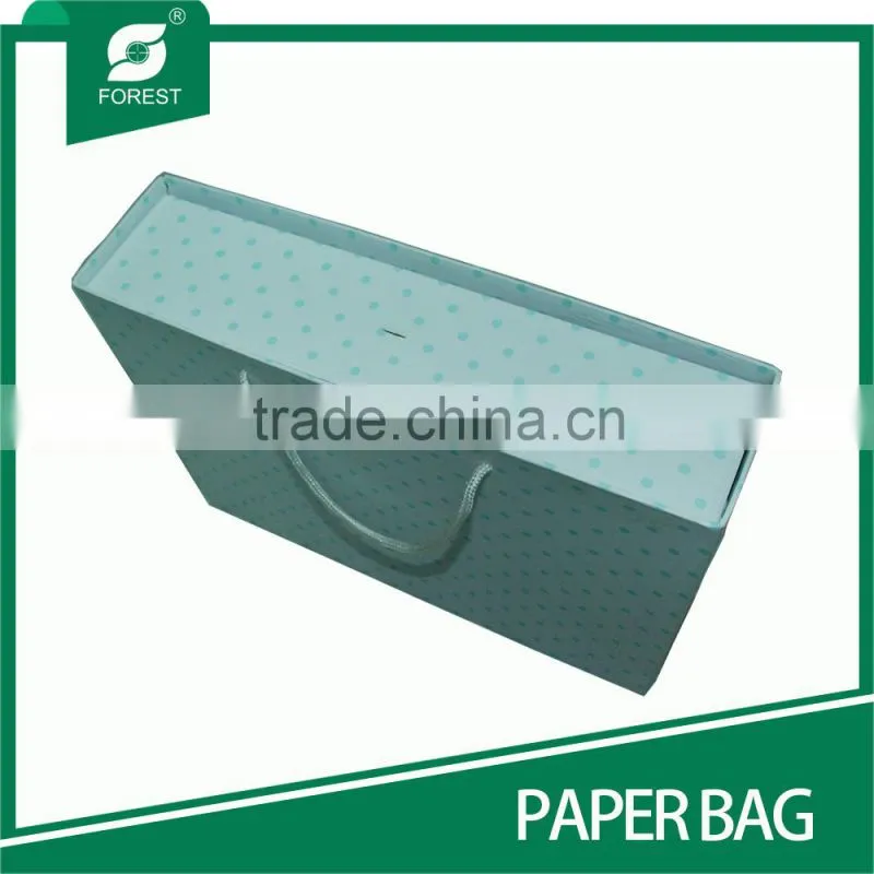 NEW SPECIAL DESIGN COATED PAPER BAG WITH INSERT BOX FOR PACKAGING