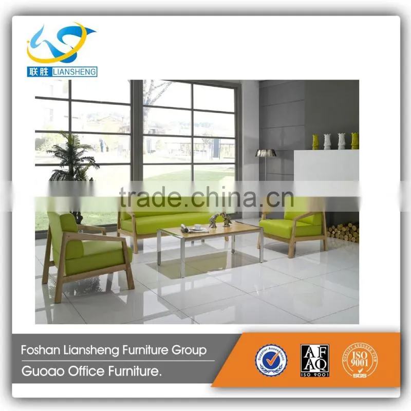 2016 elegant white long office leather sofa set designs