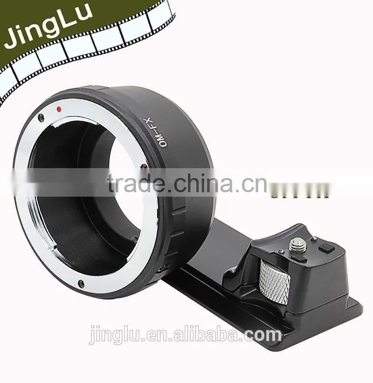 For Olympus OM to Fujifilm X-Pro1 FX Mount X-Pro1 X-E1 OM-FX Lens Mount Adapter with long tripod