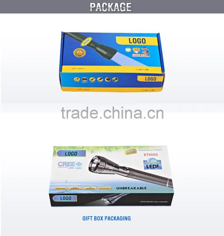 best cheap solar power rechargeable led flashlight aluminum portable XPE R3 160LM 150M LED flashlight torch - JD206 Keen