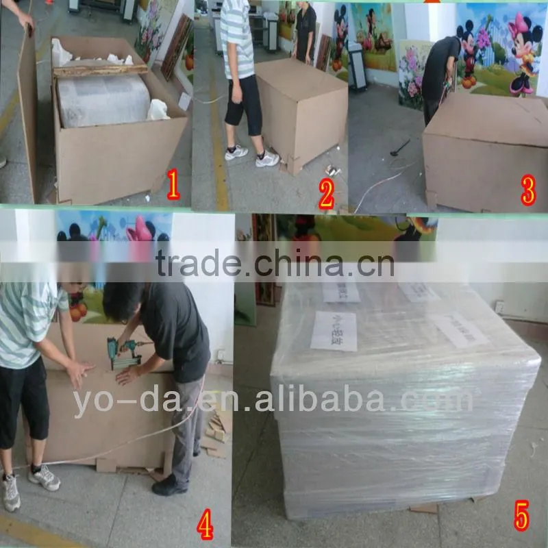 A3/A4 folded brochure printing machine! a3/a4 ceramic title printing machie!