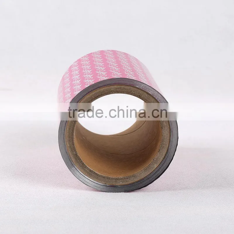 JC FOB bottle plastic laminated packing film,cover sealing wrapping,peelable lids film for sale