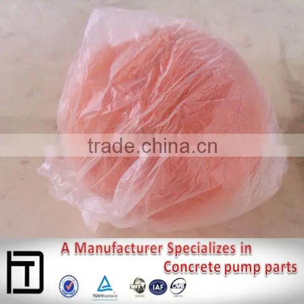 concrete pump spare parts-DN125 Concrete Pump Cleaning Spong Balls