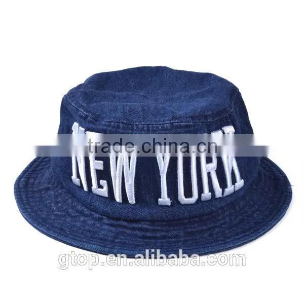 Fashion Embroidery Bucket Hat Boonie Outdoor Cap