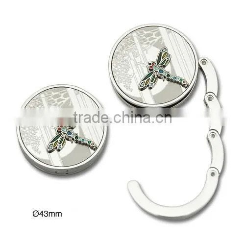 custom fashionable metal cheap bag hanger hooks