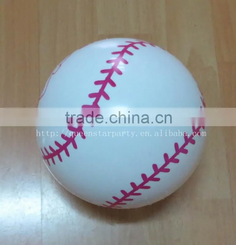 PVC-plastic inflatable toy baseball Exercise bouncing ball design your own ball