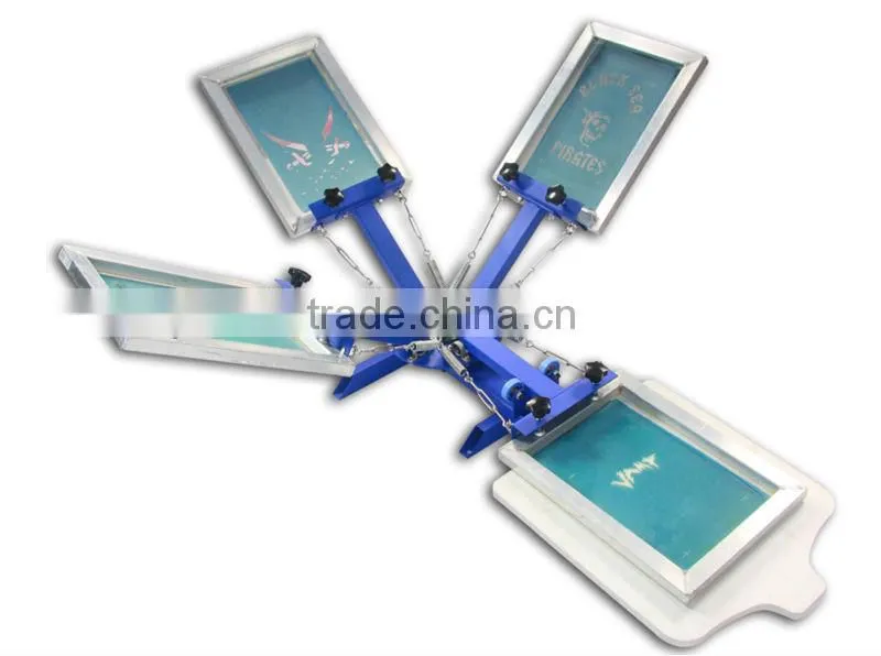 4 Color 1 Station Rotary Screen Press