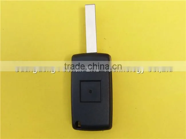 Remote flip folding key fob case 3 buttons for Peugeot 407 CE0536