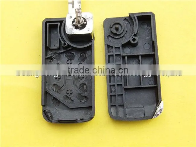4 buttons car key remote control flip case shell for Toyota Camry