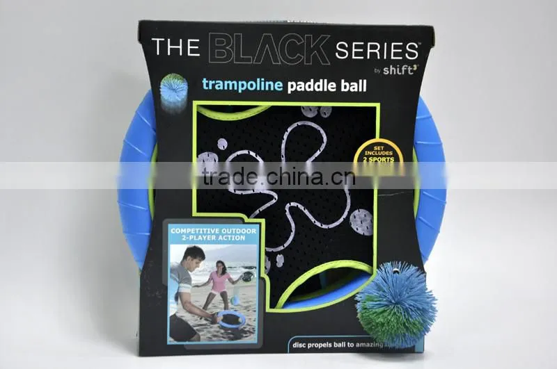 Hot sale game toy koosh ball /catch beach ball /trampoline paddle ball