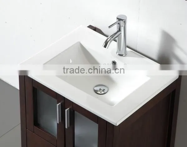 Small Bathroom Wash Basin Floor Cabinet Hotel Vanity Bathroom Furniture No.3200A