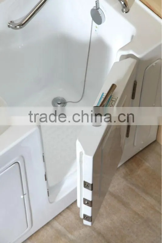 2016 HOT Portable walk in tub ,large size acrylic bathtub