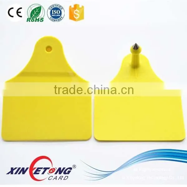 LF HF RFID Passive Animal Management Tag/RFID Ear Tag For animal