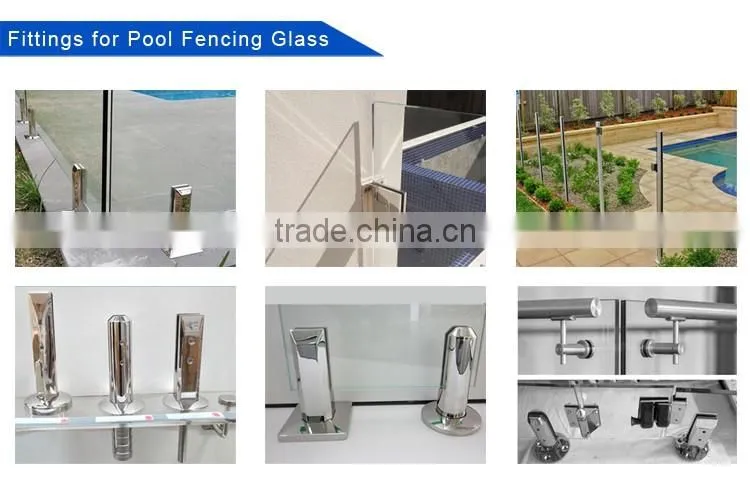 Australia AS/NZS 2208 8mm 10mm glass pool fence tempered safe glass for swimming pool