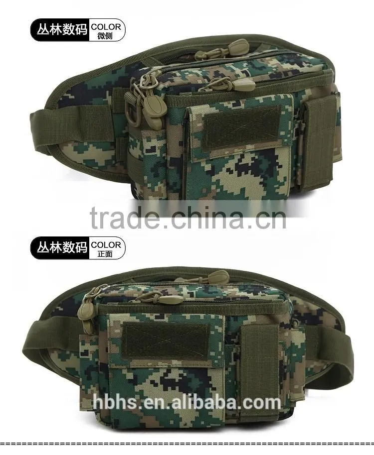 Canvas military small message sport waist bags