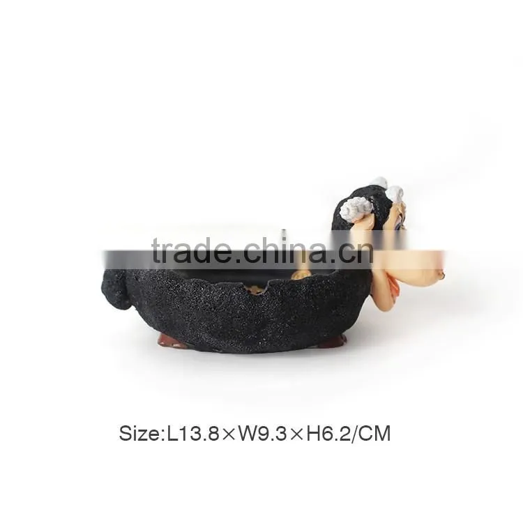 Strange Animal Ashtray Resin Statue for The Resin Cartoon Ashtray Figurine