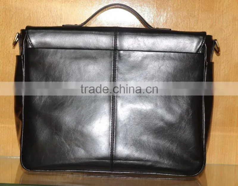 fashion custom leather briefcase,real leather bag for business man,men's genuine leather briefcase