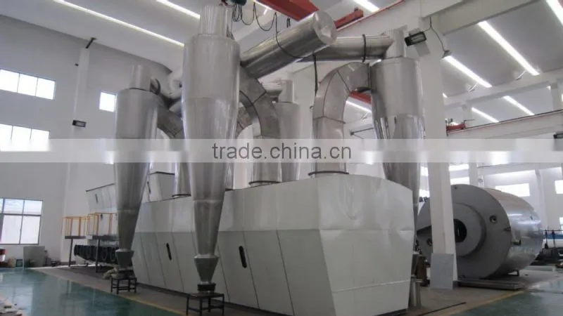 PVC resin horizontal fuid bed dryer