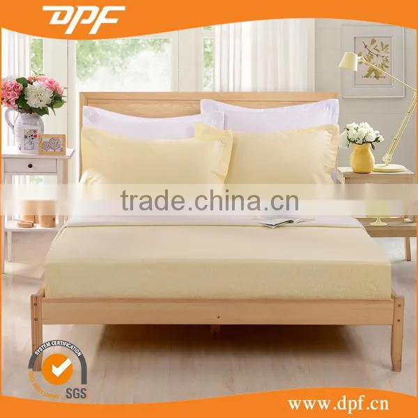 waterproof hospital mattress protector solid color elastic edge bed fitted sheet