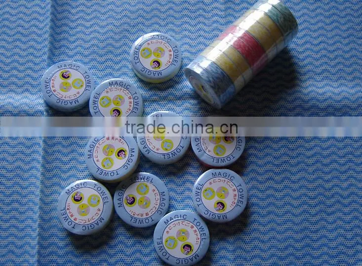 Compressed Mini Magic tissue coin towel